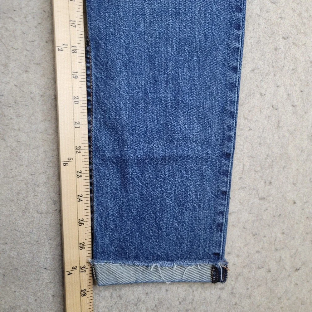Abercrombie Fitch Jeans Womens 28 Ankle‎ Straight Signature Collection Dark Wash